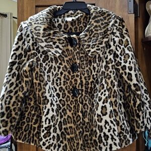Chico's Leopard Print Blazer